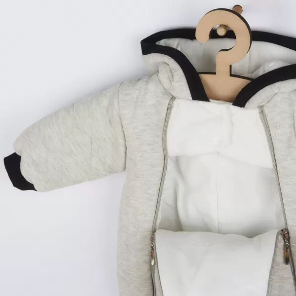 Koala Zimní kojenecká kombinéza s kapucí Star Vibes