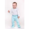 New Baby Kojenecké body Classic II šedé s hvězdičkami