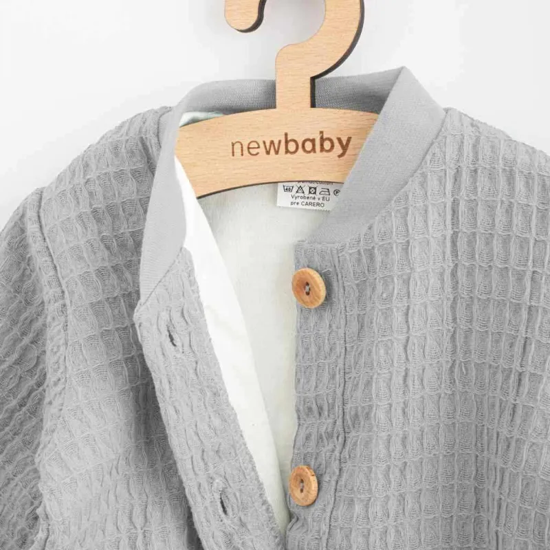 New Baby Kojenecký mušelínový kabátek Comfort clothes
