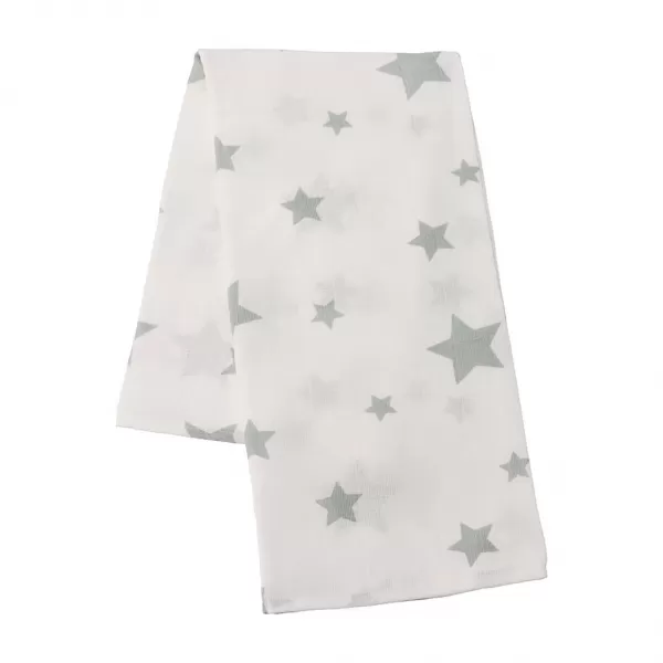 New Baby Látkové bavlněné pleny Softy s potiskem 70 x 70 cm 4 ks šedo-bílé
