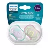 Avent Šidítko Ultra air Obrázek 0-6m dívka (duha), 2ks