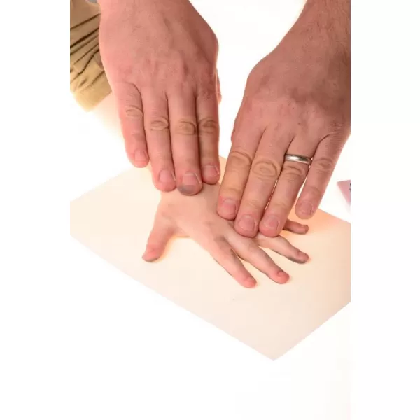 BABY DAB Barva na dětské otisky 2 ks fialová, šedá