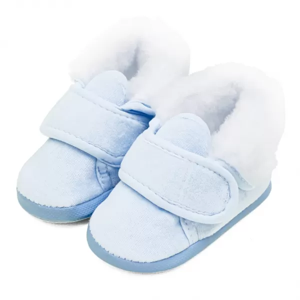 New Baby Kojenecké zimní capáčky modré 12-18 m