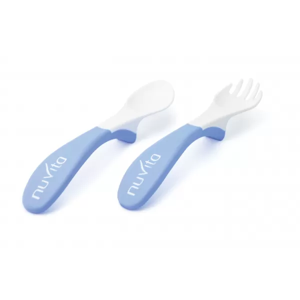 Jídelní sada lžička s vidličkou, Blue