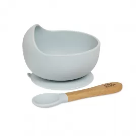 INTERBABY MISKA silikonová + LŽIČKA silikonová +4 m