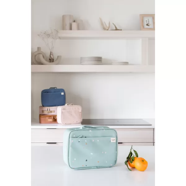 3 SPROUTS Taška na svačinu Recycled Terrazzo Green