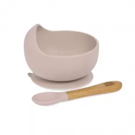 INTERBABY MISKA silikonová + LŽIČKA silikonová +4 m