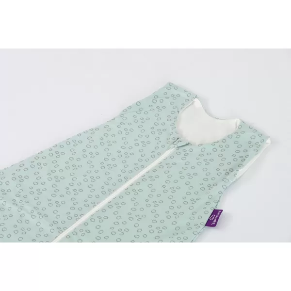 TRÄUMELAND Letní spací pytel Liebmich Tencel Kreise mint 70 cm