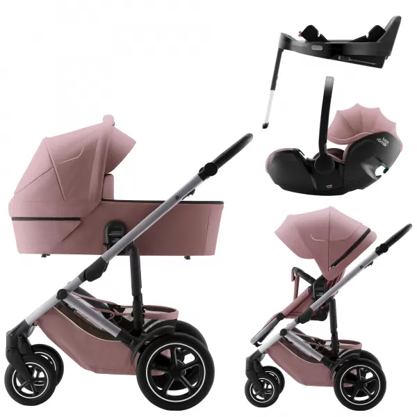 Britax Set kočárek Smile 5Z + hluboká korba + autosedačka Baby-Safe PRO + Vário Base 5Z