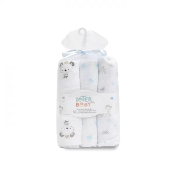 INTERBABY PLENKA zvířátka 3 kusy 80x80 cm