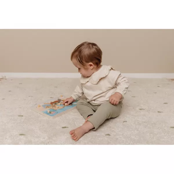 Little Dutch Vkládací puzzle se zvukem Noemova archa