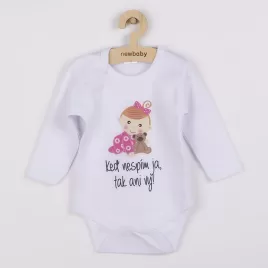 New Baby Body s potiskem Keď nespím ja, tak ani vy
