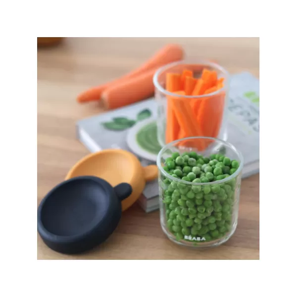 Beaba Kelímky na jídlo skleněné 2x 250 ml