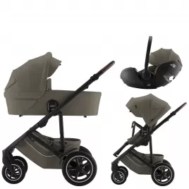 Britax Set kočárek Smile 5Z + hluboká korba + autosedačka Baby-Safe Pro
