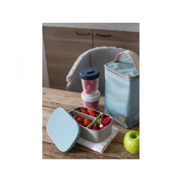 Beaba Svačinový box nerez Velvet