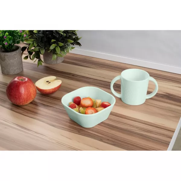 Miniland Jídelní sada čtvercová 5-dílná