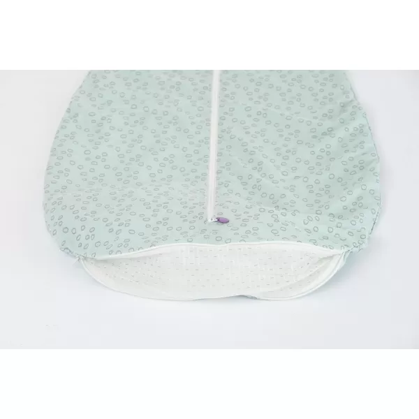 TRÄUMELAND Letní spací pytel Liebmich Tencel Kreise mint 60 cm