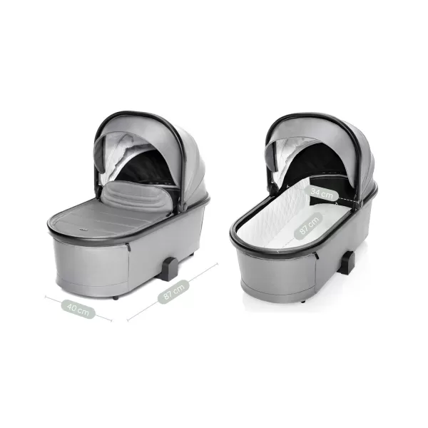 Zopa Set Move Cross 3 + hluboká korba Move XL 3 + adaptéry