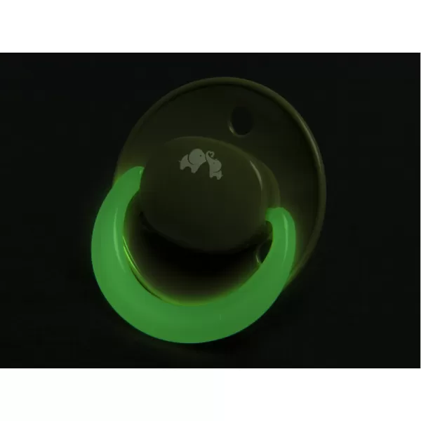 Bebeconfort Šidítko silikonové symetrické svíticí 2ks 6m+