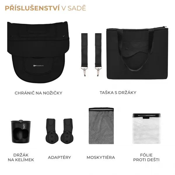 KINDERKRAFT SELECT Kočárek kombinovaný Yoxi 2v1