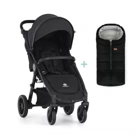 PETITE&MARS Kočárek sportovní Street2 RWS Black + PETITE&MARS fusak Jibot ZDARMA
