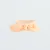 New Baby Kojenecká mušelínová čelenka Leny peach