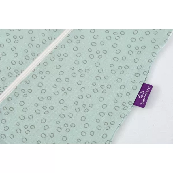 TRÄUMELAND Letní spací pytel Liebmich Tencel Kreise mint 70 cm