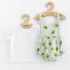 New Baby Mušelínový kojenecký set Kraťasy a Tričko Avocado