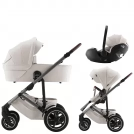 Britax Set kočárek Smile 5Z + hluboká korba + autosedačka Baby-Safe Pro