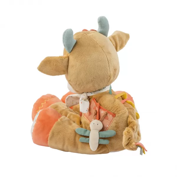 NATTOU Kravička plyšová Mila s aktivitami 45cm Mila, Zoe & Lana