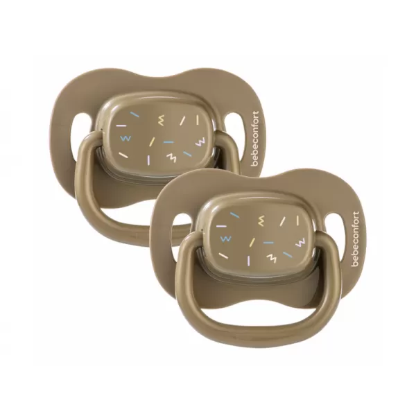 Bebeconfort Šidítko silikonové symetrické 2ks 6m+
