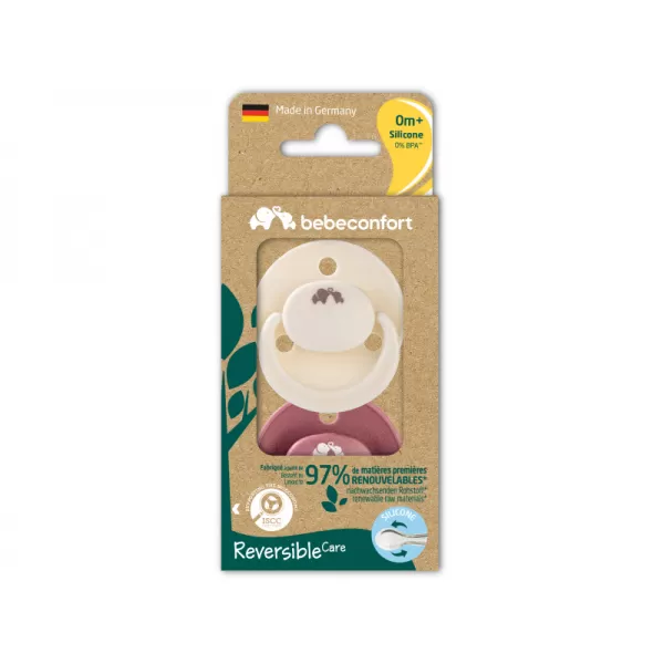 Bebeconfort Šidítko silikonové symetrické Eco 2ks 0m+