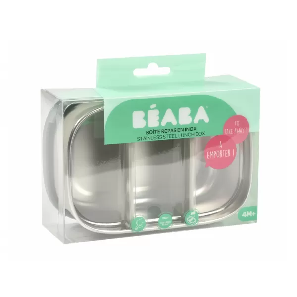 Beaba Svačinový box nerez Velvet