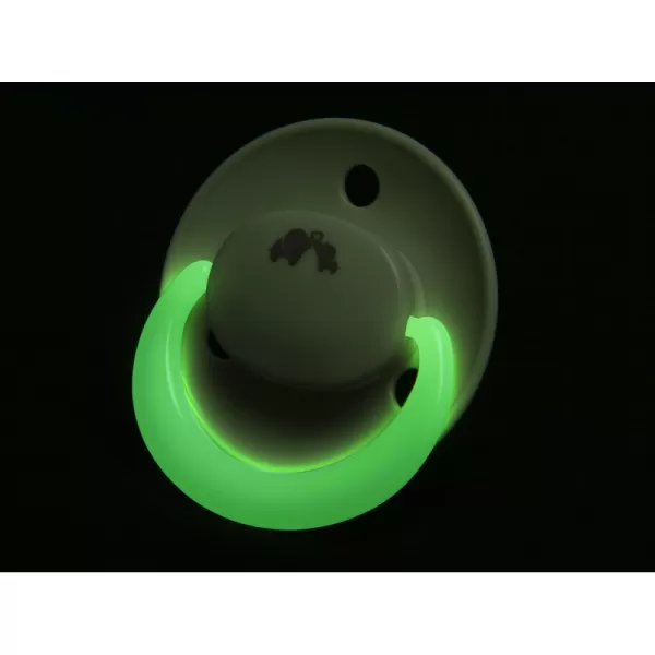 Bebeconfort Šidítko silikonové symetrické svíticí 2ks 0m+