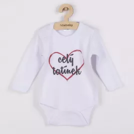 New Baby Body s potiskem celý tatínek