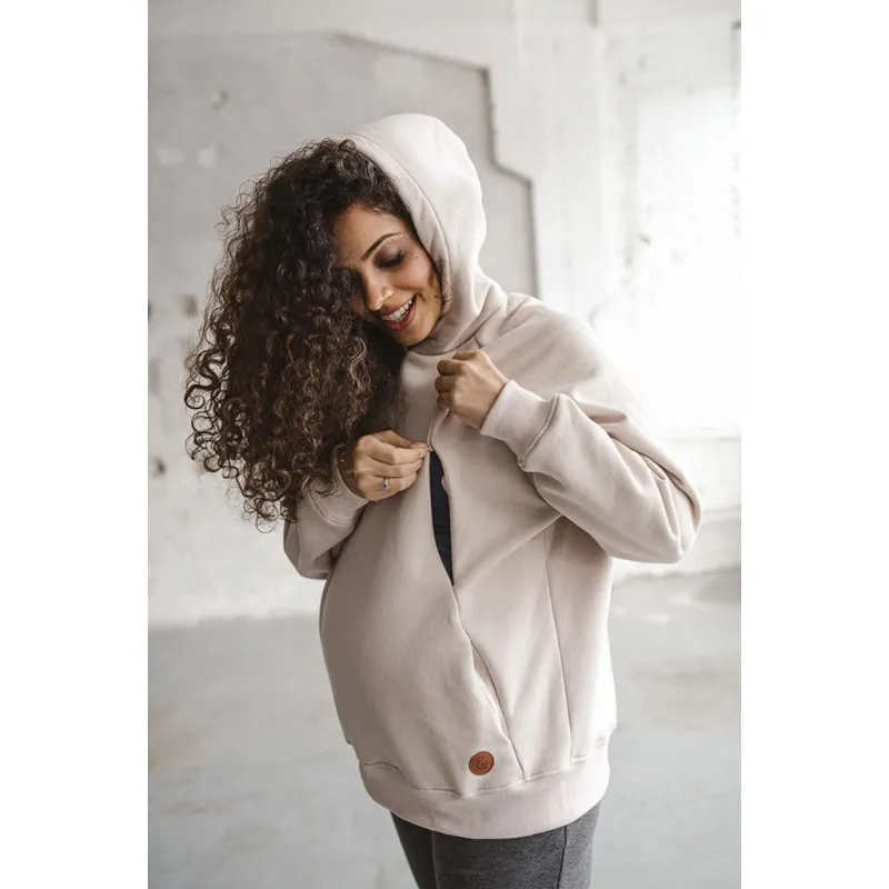 Milk & Love Těhotenská a kojící mikina Motherhood oversize