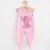 New Baby Kojenecké bavlněné dupačky Happy Elephant pink