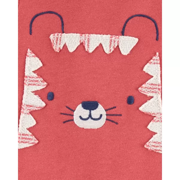 CARTER'S Set 3dílný body bez rukávů, tílko, kraťasy Red Tiger kluk 12m