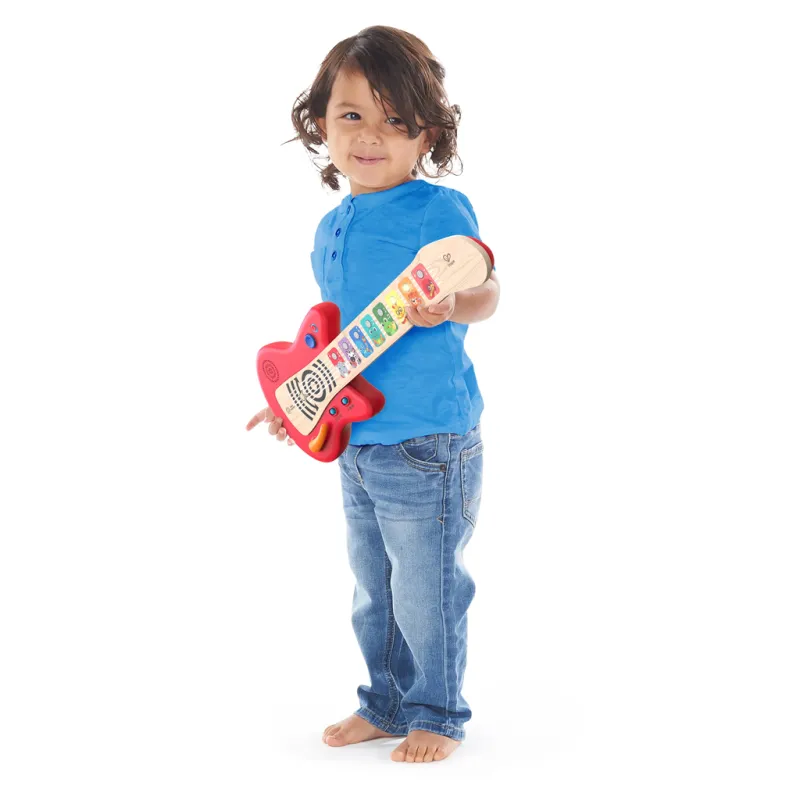 BABY EINSTEIN Hračka dřevěná hudební kytara Together in Tune Guitar™ Connected Magic Touch™ HAPE 6m+