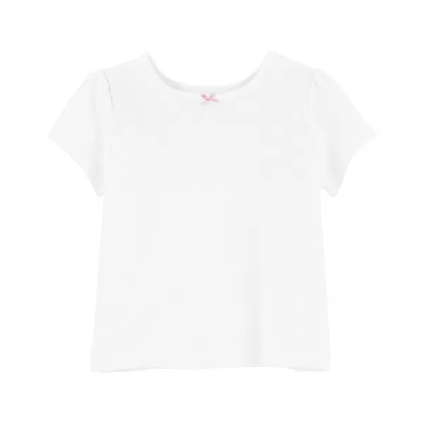 CARTER'S Set 2dílný triko kr. rukáv, kalhotky na kšandy Pink Foral holka 6m