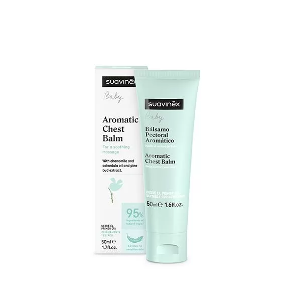 Suavinex BALZÁM NA HRUDNÍK pro uvolnění hlenů 50 ml NOVINKA