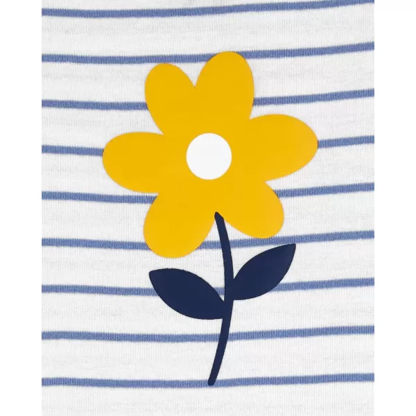 CARTER'S Set 3dílný body kr. rukáv 2ks, kalhoty Multiflora dívka LBB NB/ vel. 56