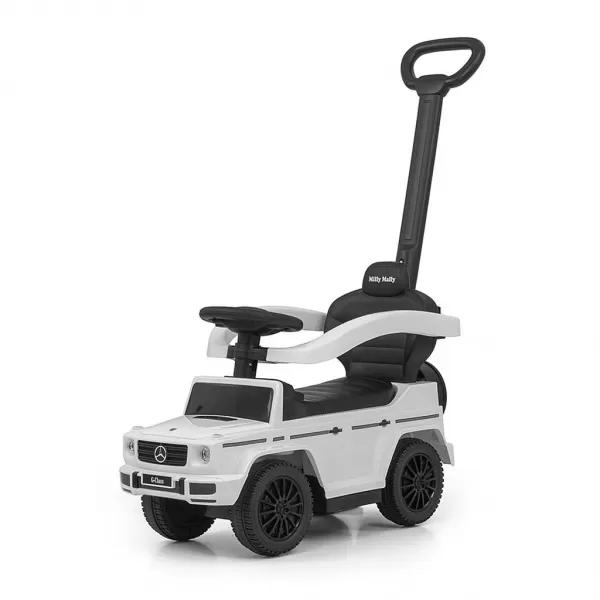 Milly Mally Odrážedlo s vodící tyčí MERCEDES G350d bílé