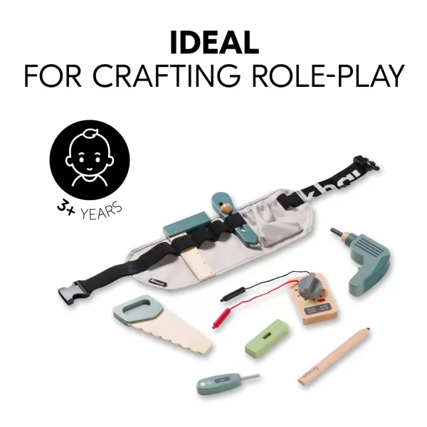 Hauck dřevěné Nářadí s opaskem Learn to Work ¨