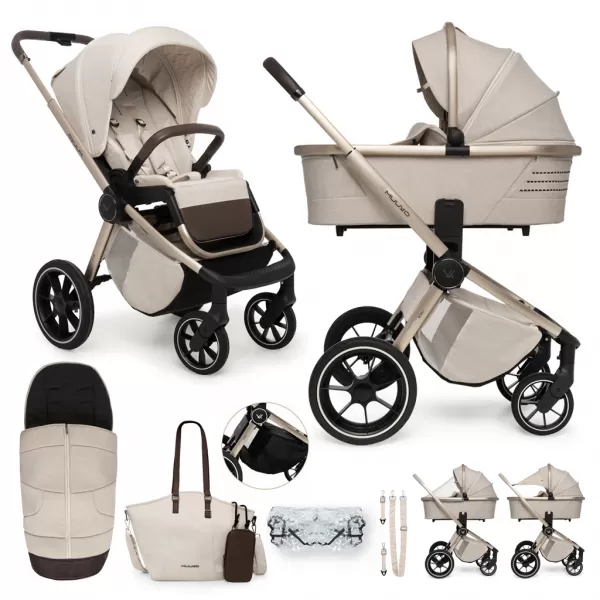 MUUVO Kočárek kombinovaný Quick Boho set 2v1