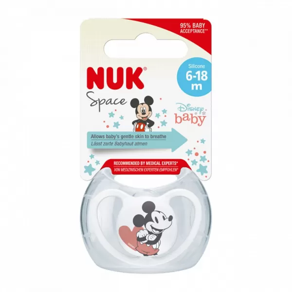 Nuk Dudlík Space 6-18m Disney Mickey Mouse