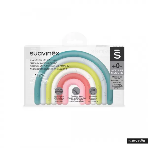 SUAVINEX KOUSÁTKO silikonové +0 m - Barevné