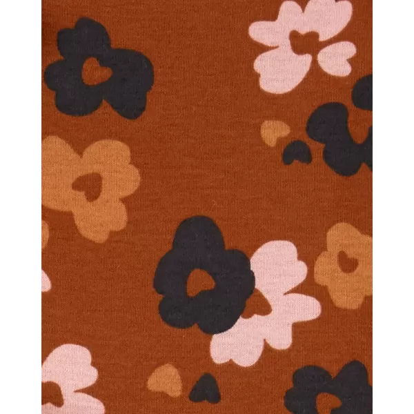 CARTER'S Body krátký rukáv BrownBlack holka 5ks NB/ vel. 56