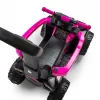 Baby Mix Dětské odrážedlo Mega Prime EVA s vodící tyčí modré