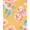 CARTER'S Body na ramínka Pink Flowers holka 3m